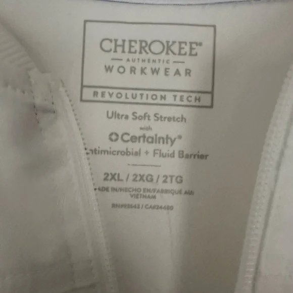 🧑‍⚕️ 👩🏼‍⚕️ Cherokee lab coat - Picture 2 of 2